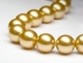  Swarovski parel 8mm Bright Gold pearl. 25 stuks.