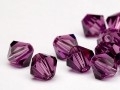 Bicone 4 mm Amethyst.(204) 144 stuks.