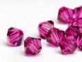 Bicone 4 mm fuchsia.(502) 144 stuks.