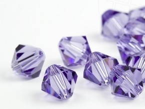 Bicone 4 mm Tanzanite.(539) 144 stuks.