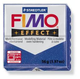 Fimo effect glitter blauw nr. 302. 