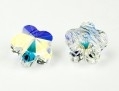 Swarovski flower bead crystal ab. 8 mm.