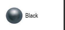 Swarovski parel 8mm black pearl. 25 stuks.