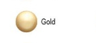  Swarovski parel 4mm Gold pearl. 25 stuks.