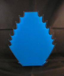 Acryl Ketting display blauw.