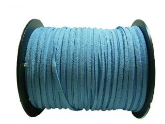 Rol suede veters blauw 91 meter.