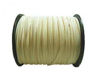 Rol suede veters creme 91 meter.