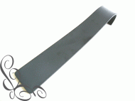 Acryl Display ketting / armband zwart frost.