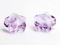 Swarovski flower bead violet. 8 mm.