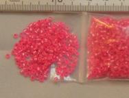 Rocailles 2mm roze. 450 gram.