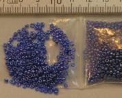 Rocailles 2mm paars-blauw. 450 gram.