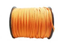 Rol suede veters oranje 91 meter.